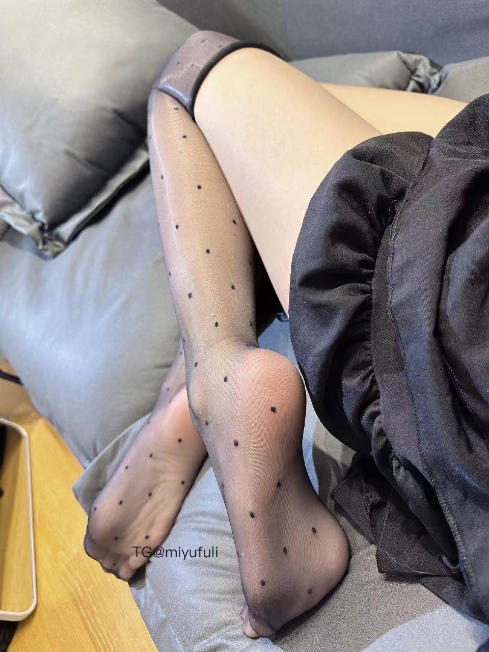 兔妮妮 2025-06-02 23:57:44 波点黑丝袜谁喜欢的？